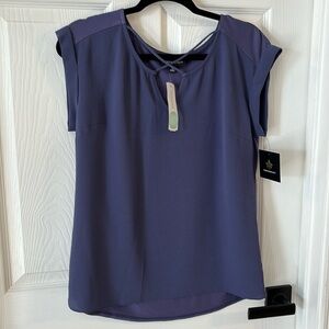 Fortune & Ivy Blue Blouse Size Small